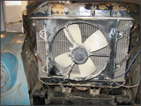Газ-69 "Сусанин" - Установка электрического вентилятора от иномарки на Газ-69 - Фотография